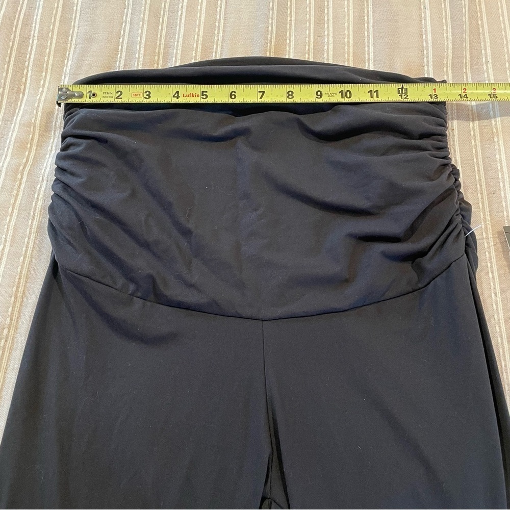 Leggings Depot Black Maternity Over The Belly Tights Leggings Medium NWT - Picture 8 of 10